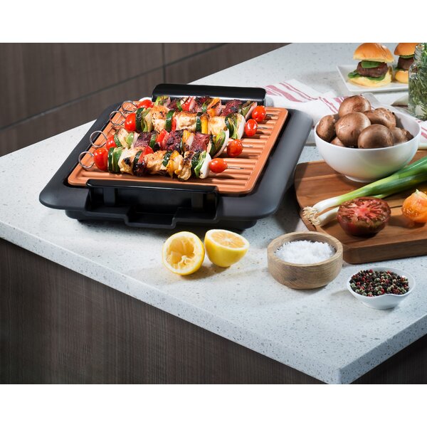 Gotham Steel Indoor Smokeless Electric Grill & Reviews Wayfair